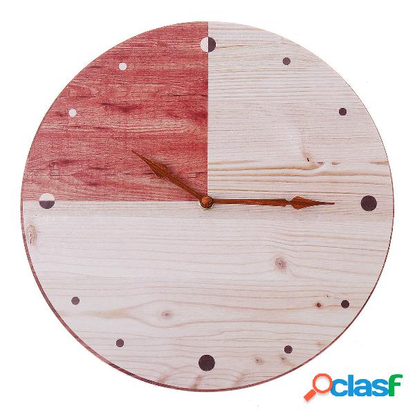 11 Retro tondo orologio da parete in legno fai da te