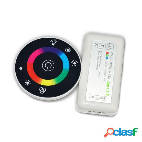 18a 12-24v touchscreen LED tondo rgb striscia controller rf