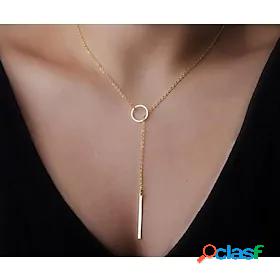 1pc Necklace Women's Street Gift Beach Silver Gold Classic