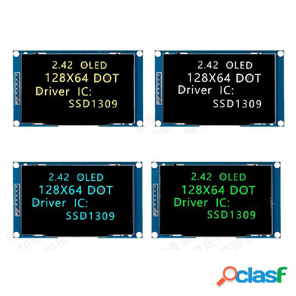 2.42 pollici 7PIN OLED Display LCD Modulo Schermo