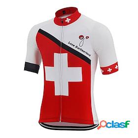 21Grams Mens Short Sleeve Cycling Jersey Bike Jersey Top