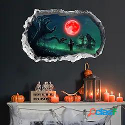 3D / Halloween Adesivi da parete Camera da letto /