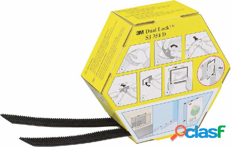 3M SJ 354D Dual Lock Nastro a strappo da incollare Lato