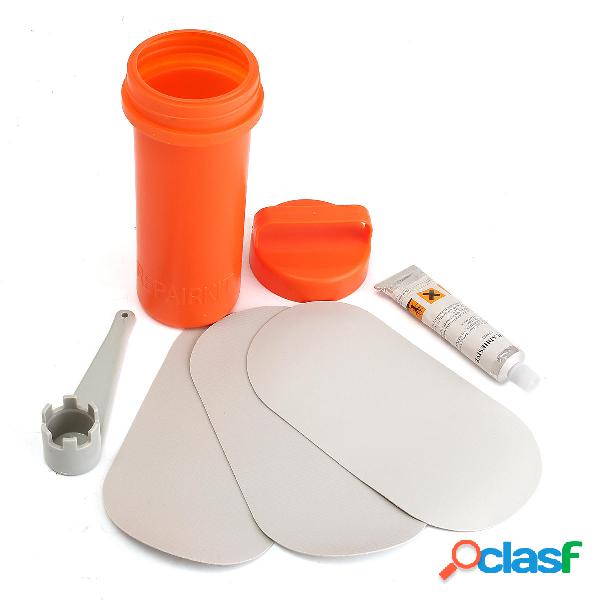 3Pcs PVC Ellipse Patches Colla strappo Contenitore per kit