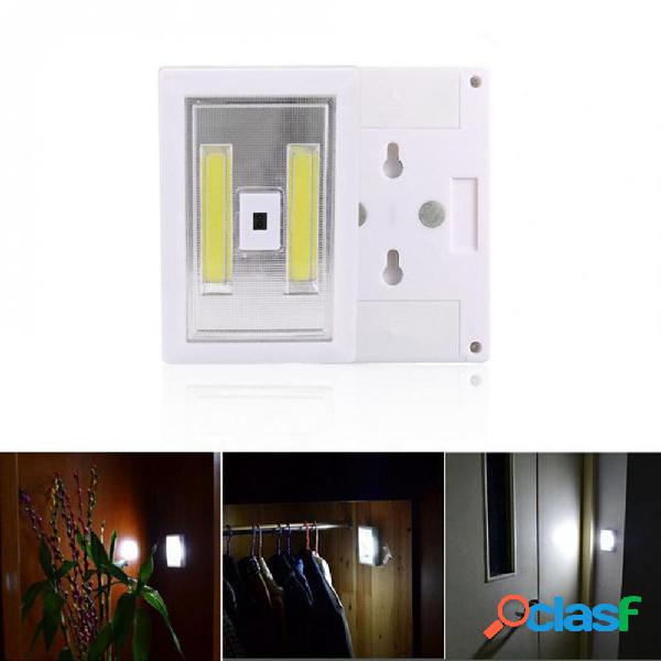 3W COB LED Sensore di onde a mano Luce notturna Batteria