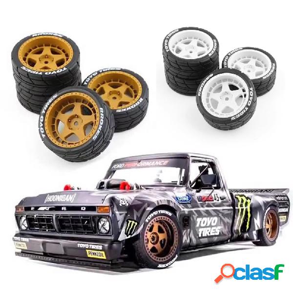 4 PZ Drift Rally RC Pneumatici Ruote 12mm Esagonale per