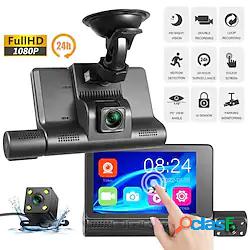 4 in touch screen auto video recorder dash cam blcak box ips