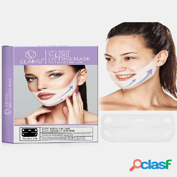 4 pezzi Face Llifting Firming Maschera V Line Chin