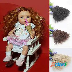 7 pollici sd bjd parrucche dei capelli della bambola fibra