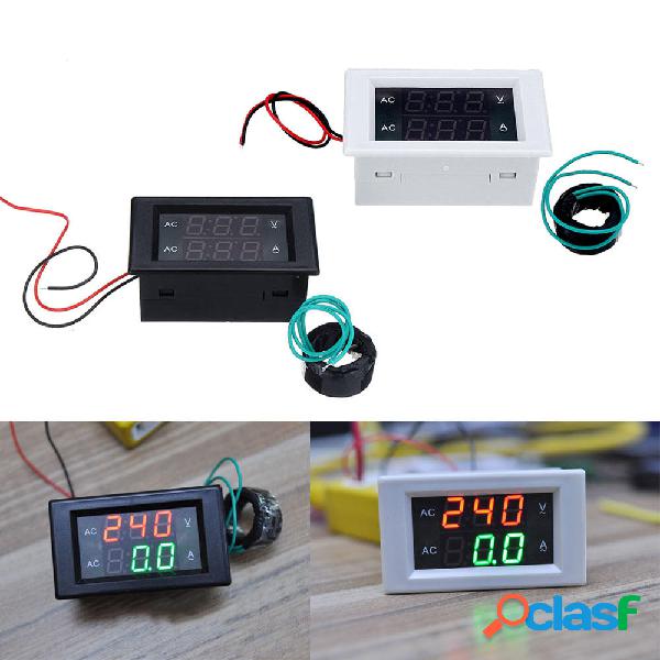 AC trifase 500V 100A LED Dual Display Voltmetro AC Current