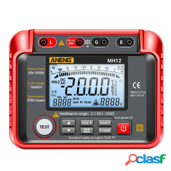 ANENG MH12 Isolamento Tester di Resistenza di Terra Tester