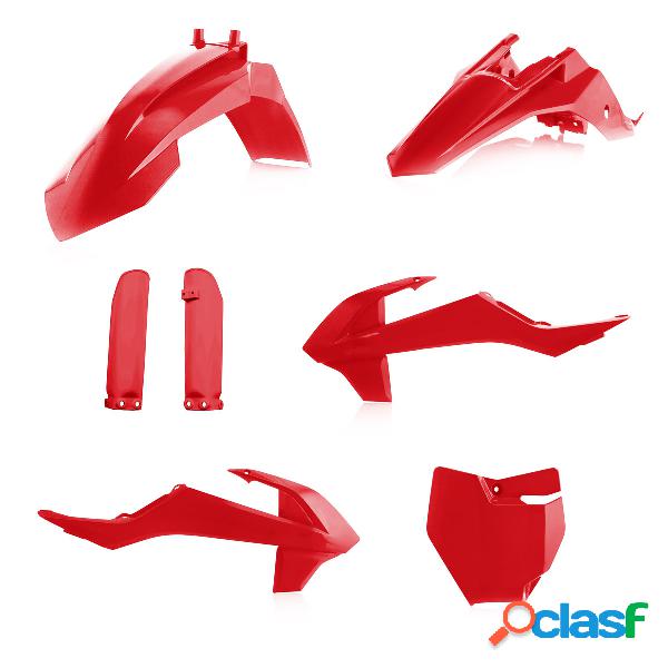 Acerbis full kit plastic sx rosso