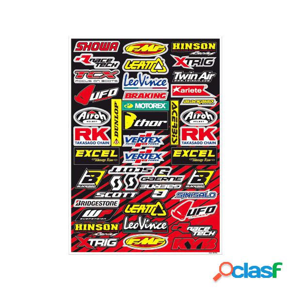Adesivi moto blackbird racing 5076c sponsor mini