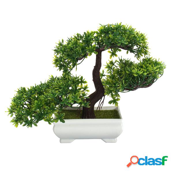 Albero bonsai con vaso decorazione di piante artificiali per