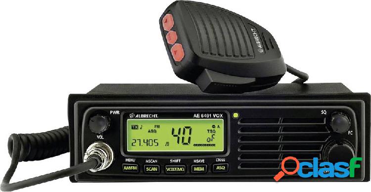 Albrecht AE 6491 VOX 12648.01 Radio ricetrasmittente CB
