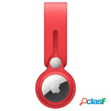 Apple AirTag Leather Loop MK0V3ZM/A - rosso