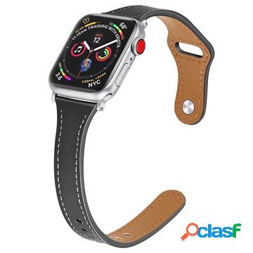 Apple Watch 7/SE/6/5/4/3/2/1 Cinturino in pelle premium - 45