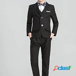 Bambino Da ragazzo Completo e giacca Completo 4 pezzi Manica