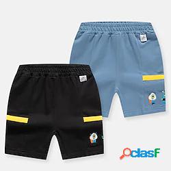 Bambino Da ragazzo Pantaloncini Nero Blu Pop art Primavera