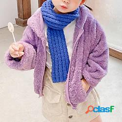 Bambino Unisex Cappotto Manica lunga Blu Viola Rosa Cartoni