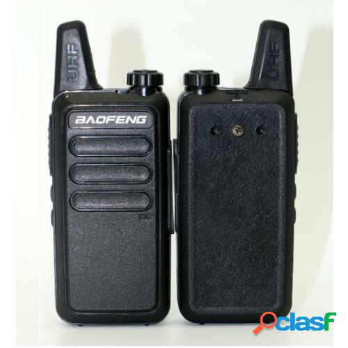 Baofeng BF-R5 Mini Walkie Talkie con auricolare 5W potenza