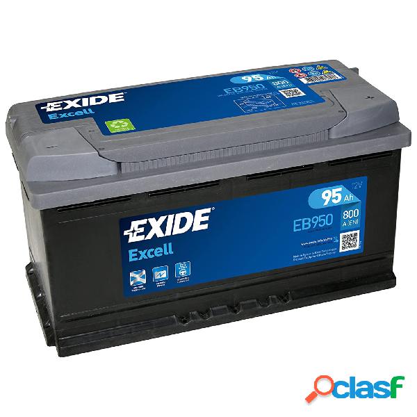 Batteria Auto Exide Eb950 95Ah 800A 12V