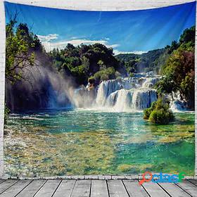 Beautiful And Spectacular Waterfall Scenery Pattern Tapestry