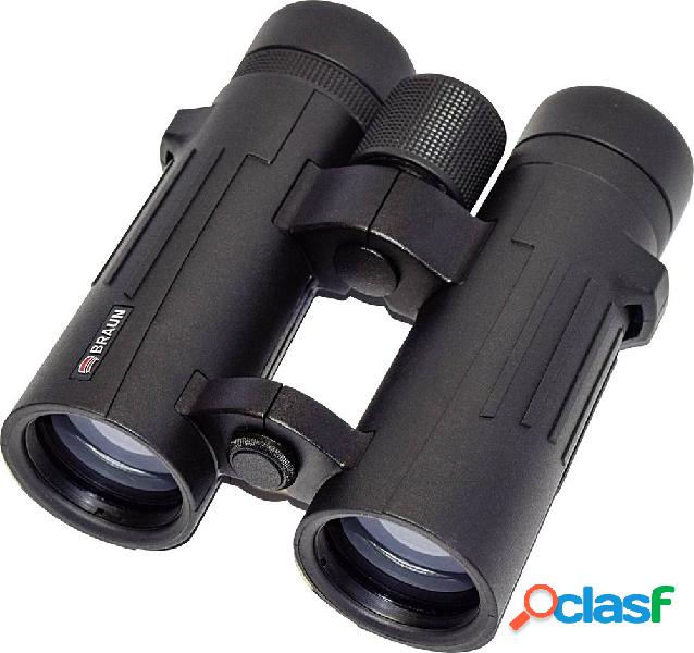 Braun Phototechnik Binocolo 8 x 42 mm Prisma retto Nero