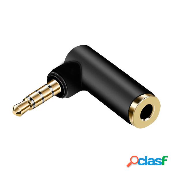 CE-LINK 90 ° Tipo L 3.5mm 4 poli Adattatore audio