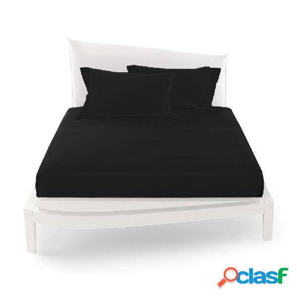 COMPLETO DA LETTO MATRIMONIALE TINTA UNITA LENZUOLA