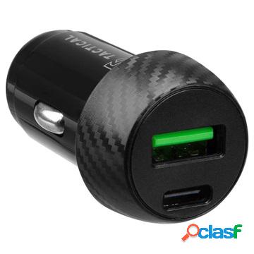 Caricabatteria da auto a doppia porta con presa da campo