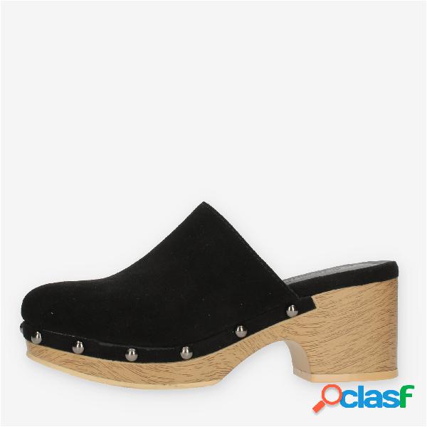 Carmela SCARPE BASSE SABOT Donna Nero