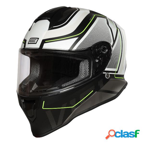 Casco integrale origine dinamo galaxi bianco / nero opaco