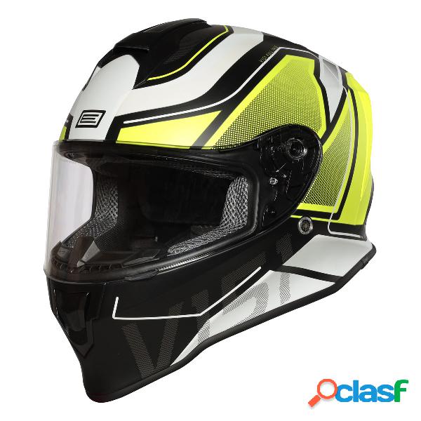 Casco integrale origine dinamo galaxi giallo / bianco / nero