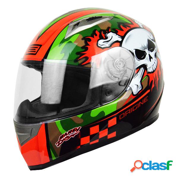 Casco integrale origine tonale combat arancio