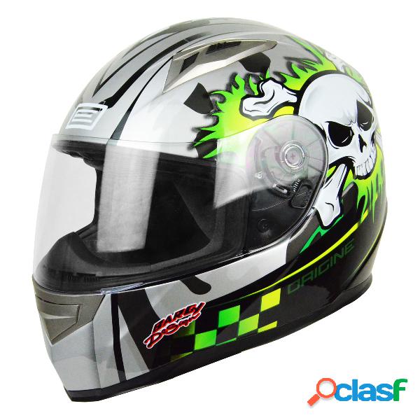 Casco integrale origine tonale combat lime