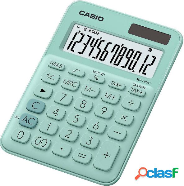 Casio MS-20UC-GN Calcolatrice da tavolo Verde Display