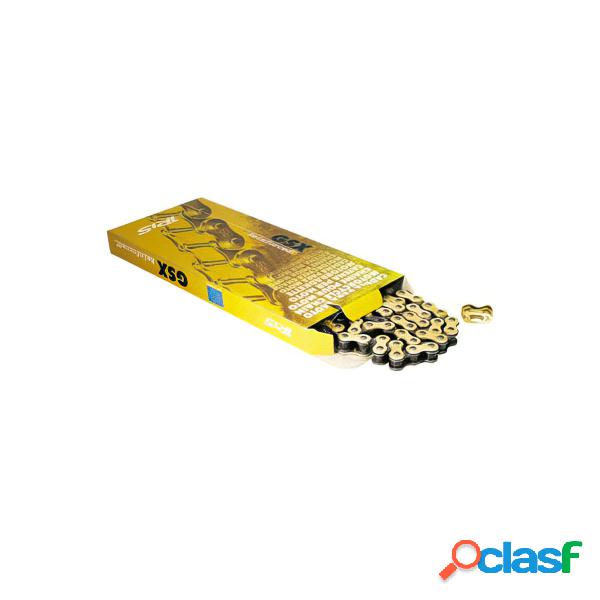 Catena trasmissione rinforzata iris 106 maglie tipo 415 oro