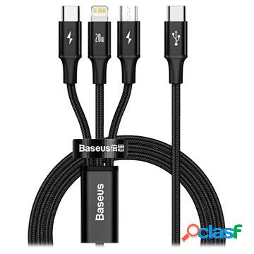 Cavo USB Type-C Baseus Rapid 3-in-1 CAMLT-SC01 - 1,5 m -