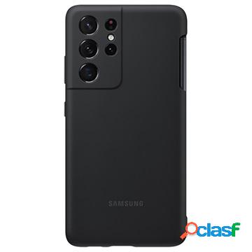 Cover in silicone Samsung Galaxy S21 Ultra 5G con penna S