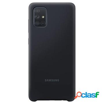 Cover in silicone per Samsung Galaxy A71 EF-PA715TBEGEU -