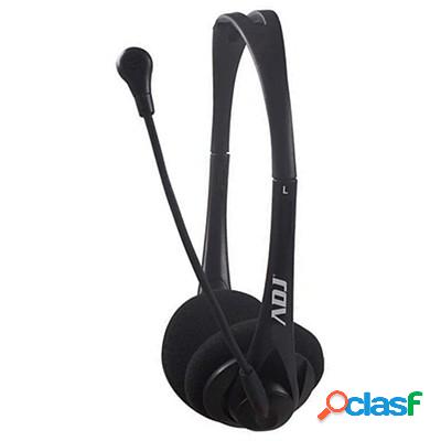 Cuffie con microfono ADJ CF715 on-ear USB nero
