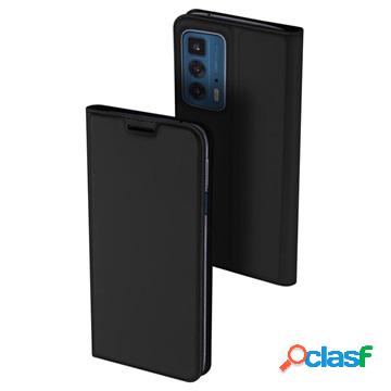 Custodia Flip Dux Ducis Skin Pro Motorola Edge 20 Pro - Nera