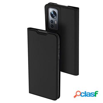 Custodia Flip Dux Ducis Skin Pro Xiaomi 12/12X - Nera