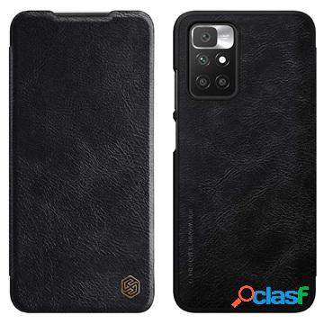 Custodia Flip Nillkin Qin Xiaomi Redmi 10/10 Prime - Nera