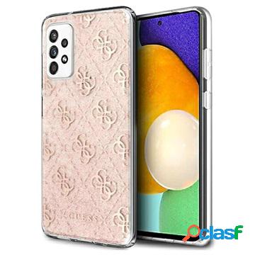 Custodia Guess 4G Glitter per Samsung Galaxy A52 5G, Galaxy