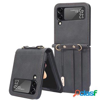 Custodia Ibrida con Portacarte per Samsung Galaxy Z Flip4 5G