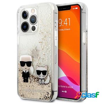 Custodia Karl Lagerfeld per iPhone 13 Pro Max con glitter