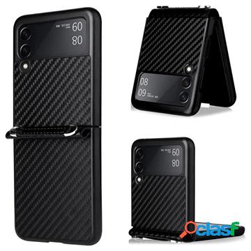 Custodia Samsung Galaxy Z Flip3 5G con cinturino - Fibra di