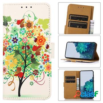 Custodia a Portafoglio Glam Series per Nokia C01 Plus -